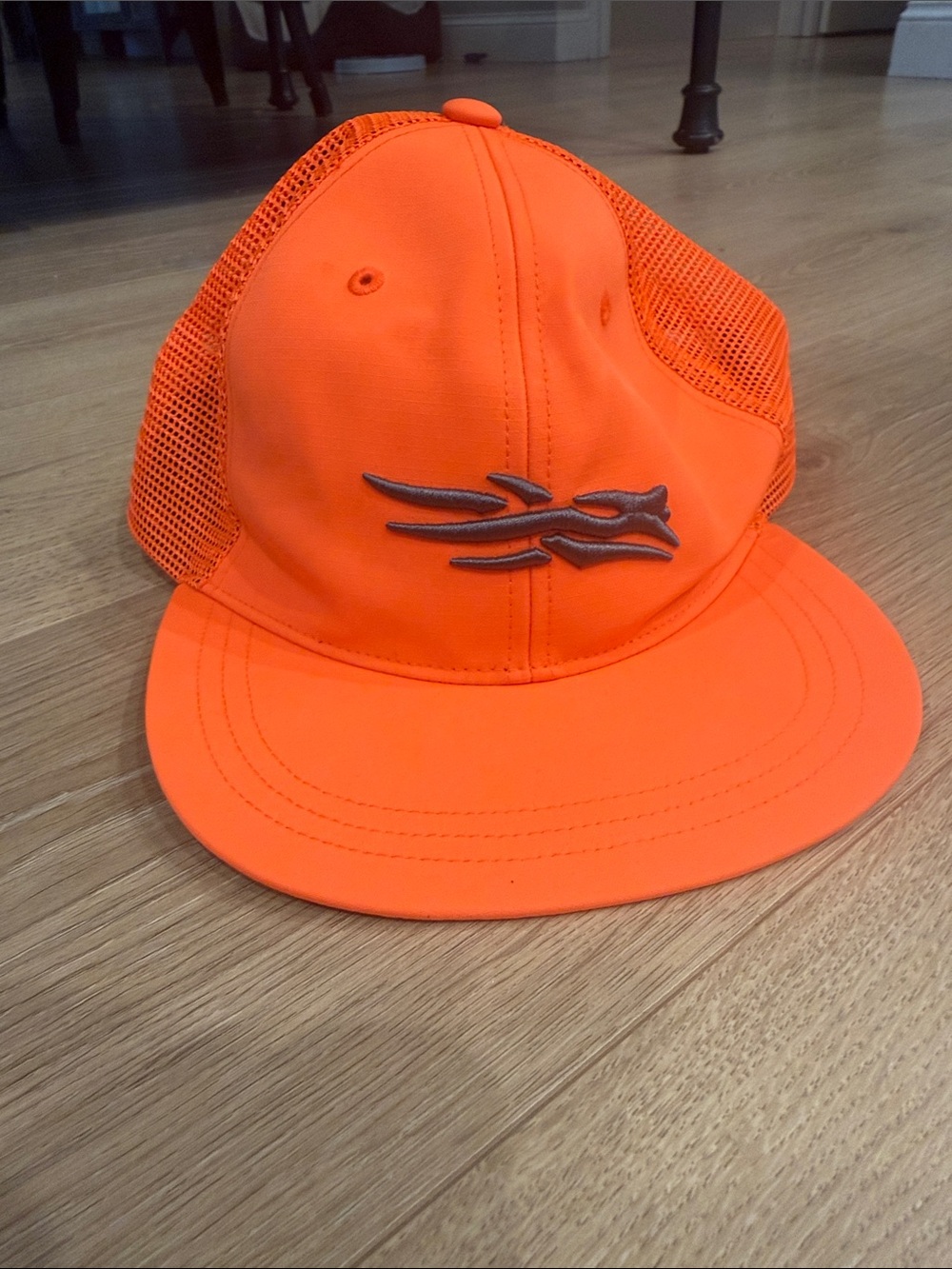 Men's Sitka Orange Mesh Back Trucker Hat